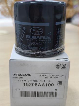 SUBARU Genuine Engine Oil Filter 15208-AA100 - Forester SH9/SF5 / WRX / Levorg