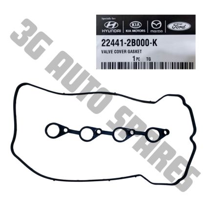 Valve Cover Gasket For Hyundai I30 &amp; Kia Spectra 5 &amp; Forte 1.6cc &amp; Rio UB 2014 1.4cc &amp; K2 2014 (Partsmall)