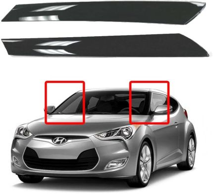 Garnish Front Windscreen Left / Right For Hyundai Veloster 1.6cc (Original)