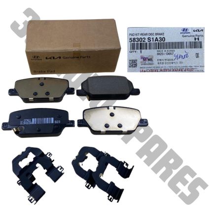 Disc Brake Pad Front And Rear (Set) For Hyundai Santafe TM 2017 (Original)