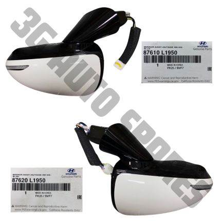Door Mirror Left And Right Side For Hyundai Sonata DN8 2020 (Original) 